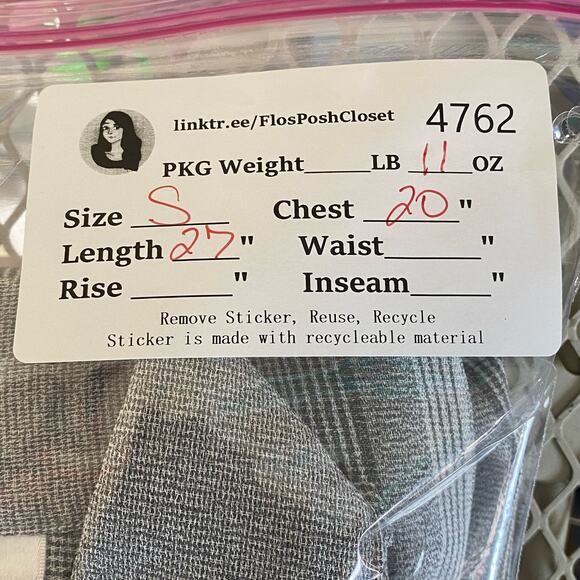 Brenda Goode VTG Button Blouse Size Small Gray Womens Top Shell - Picture 5 of 11